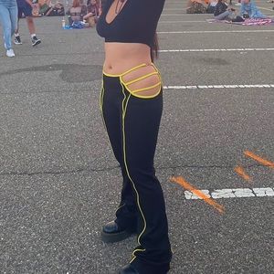 I.AM.GIA Black and Yellow Saskia Pant